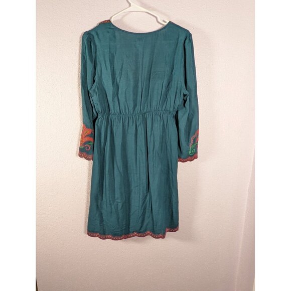 Charmin Charlie Womens  Dress Emroidered Babydoll Festival Coachella Boho L - Picture 4 of 4